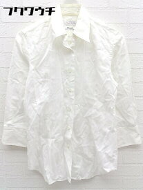 ◇ Maker's Shirt 鎌倉 七分袖 シャツ サイズ7 ホワイト レディース 【中古】