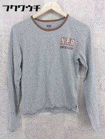 ◇ napapijri ナパピリ 長袖 Tシャツ カットソー サイズM グレー レディース 【中古】