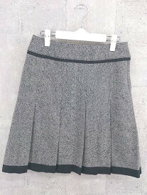 ◇ NARACAMICIE ナラカミーチェ ミニ プリーツ スカート サイズ2 グレー レディース 【中古】