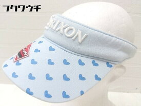 ◇ srixon ゴルフ ハート サンバイザー 帽子 ブルー サイズフリーサイズ レディース 【中古】