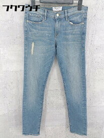 ◇ FRAME DENIM フレームデニム USA製 ジーンズ デニム パンツ サイズ24 インディゴ レディース 【中古】