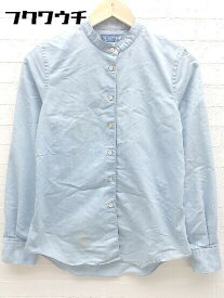 ◇ Maker's Shirt 鎌倉 バンドカラー 長袖 シャツ 9 ライトブルー * 1002800180530 【中古】