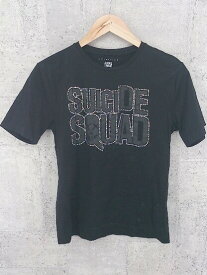 ◇ ESTNATION SUICIDE SQUAD ラインストーン 半袖 Tシャツ カットソー S ブラック メンズ 【中古】