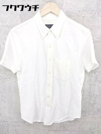 ◇ Abercrombie&Fitch アバクロンビー＆フィッチ ボタンダウン BD 半袖 シャツ XS ホワイト # 1002799195775 【中古】