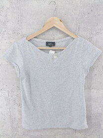 ◇ A.P.C. アーペーセー 半袖 Tシャツ カットソー XS グレー レディース 【中古】