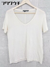 ◇ RAG＆BONE ラグ＆ボーン Vネック 半袖 Tシャツ カットソー サイズXS ベージュ メンズ 【中古】