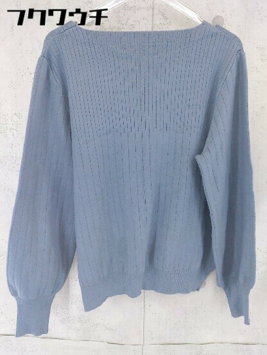 楽天市場】◇ a.v.v アーヴェヴェ Vネック ニット 長袖 セーター サイズXL ブルー レディース 【中古】 : フクワウチ