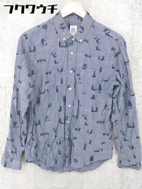 ◇ Design Tshirts Store graniph デザインティーシャツストアグラニフ 長袖 シャツ サイズS グレー メンズ 【中古】