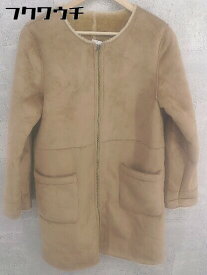 ■ OZOC オゾック 長袖 コート サイズ40 ブラウン系 レディース 【中古】