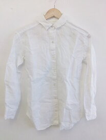 ◇ Spick & Span スピックアンドスパン リネン100% 長袖 シャツ ホワイト レディース P 【中古】