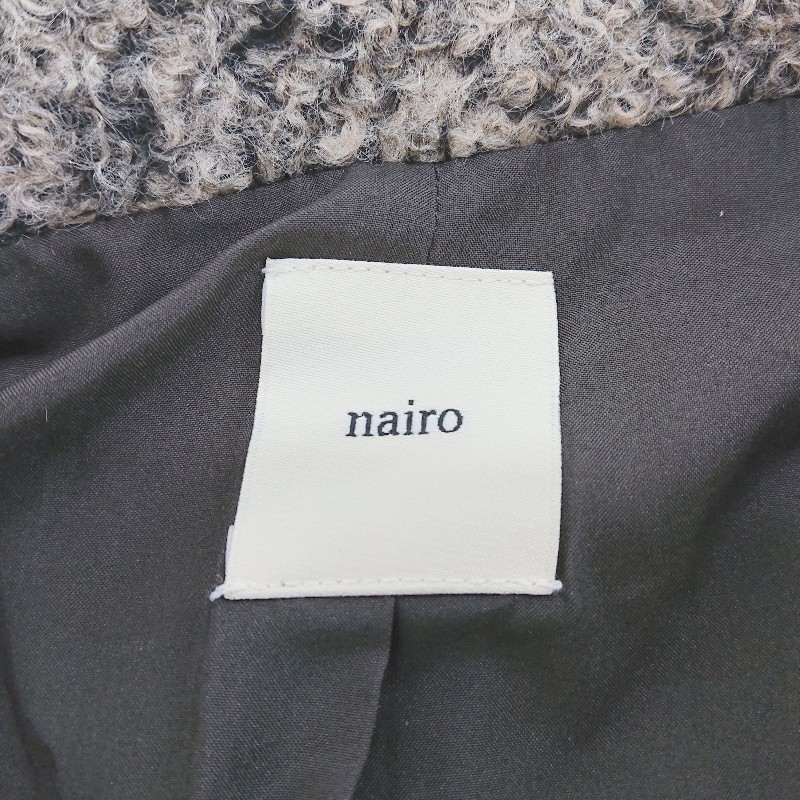 楽天市場】◇ nairo ナイロ ブークレボリューム ショート コート