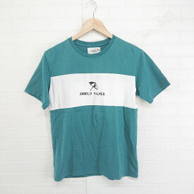 ◇ Arnold Palmer アーノルドパーマー 半袖 Tシャツ カットソー サイズM グリーン メンズ P 【中古】