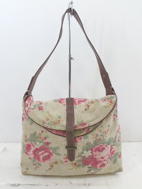 ◇ Cath Kidston キャスキッドソン 花柄 トート バッグ ベージュ系 レディース E 【中古】