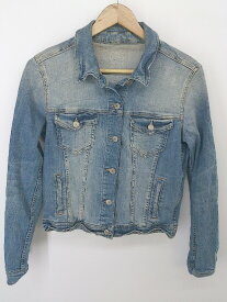 ◇ ZARA BASIC Z1975 DENIM 長袖 デニム ジャケット Gジャン ブルー系 レディース E 【中古】