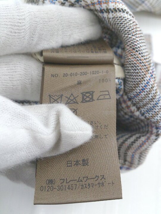 楽天市場】◇ Spick & Span スピック アンド スパン チェック リネン 