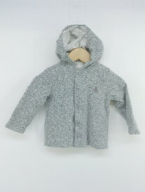 ◇ GAP 刺繍 スナップボタン キッズ 子供服 長袖 プルオーバー パーカー サイズ6-12months ライトグレー系 メンズ E 【中古】