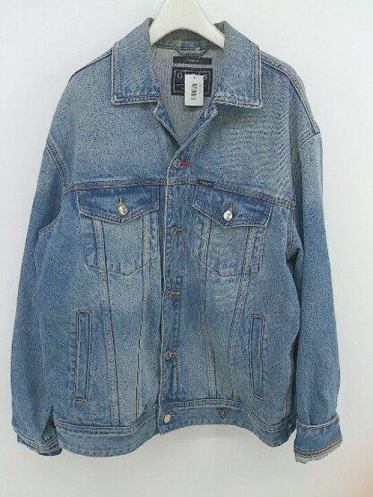 楽天市場】◇ GUESS ゲス オーバーサイズ 長袖 Gジャン デニム 