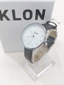 ◇ ◎ KLON × jam 動作未確認 クォーツ式 3針 アナログ 腕時計 ウォッチ ブラック レディース P 【中古】