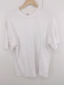 ◇ NAUTICA ノーティカ シンプル ワンポイントロゴ 半袖 Tシャツ カットソー サイズS ホワイト系 メンズ E 【中古】