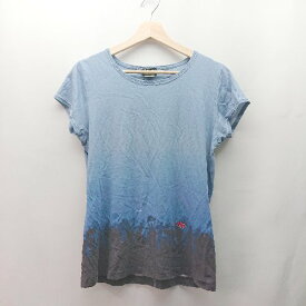 ◇ Paul Smith ラウンドネック カジュアル イギリス かわいい 半袖 Tシャツ サイズM ブルー レディース E 【中古】