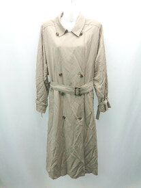 ◇ ◎ N. Natural Beauty Basic ダブルボタン 裏地 薄手 カジュアル シンプル 長袖 コート サイズM ブラウン レディース E 【中古】