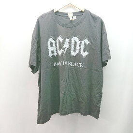 ◇ H&M クルーネック 文字プリント カジュアル 夏向け 半袖 Tシャツ サイズXL ブラック レディース E 【中古】