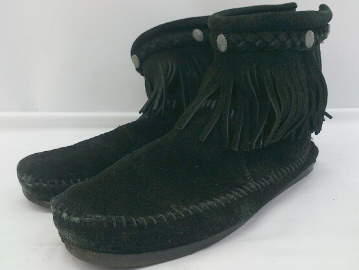 楽天市場】◇ MINNETONKA ミネトンカ フリンジ バックジップ ショート 