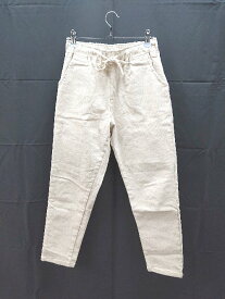 ◇ NANING9 ナンニング 無地 シンプル パンツ サイズF アイボリー レディース E 【中古】
