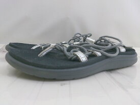 ◇ Teva テバ 編み込み サンダル サイズ W5 グレー ブラック シルバー レディース P 【中古】