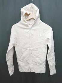 ◇ DRESSTERIOR ドレステリア コットン100% 裏起毛 長袖 パーカー サイズ2 アイボリー レディース P 【中古】