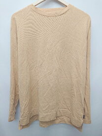 ◇ WORKNOTWORK URBANRESEARCH シンプル 無地 長袖 Tシャツ カットソー サイズL オレンジ系 レディース メンズ P 【中古】