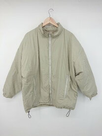 ◇ kutir クティール シンプル 無地 中綿 スタンドカラー 長袖 ジップアップ ジャケット サイズF カーキ系 メンズ P 【中古】