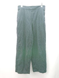 ◇ UNIQLO ユニクロ バックウエストゴム 無地 ムートン生地 カジュアル ワイドパンツ サイズL ネイビー メンズ E 【中古】