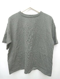 ◇ ADRER アドラー 無地 半袖 Tシャツ カットソー サイズXS チャコールグレー系 メンズ P 【中古】