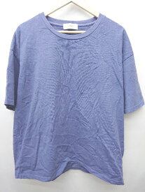 ◇ ADRER アドラー シンプル 無地 カジュアル 半袖 Tシャツ カットソー サイズM ネイビー メンズ P 【中古】