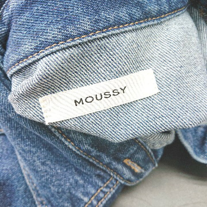 楽天市場】◇ MOUSSY マウジー 半袖 膝丈 デニムワンピース サイズ1 
