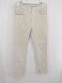 ◇ COSMIC WONDER コズミックワンダー ストレッチ ユーズド加工 パンツ サイズ3 アイボリー系 メンズ P 【中古】