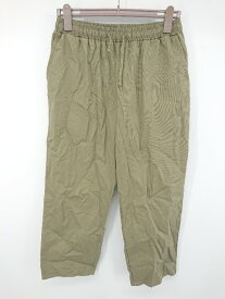 ◇ temptation テンプテーション カジュアル シンプル 無地 ウエストゴム パンツ カーキ系 メンズ P 【中古】