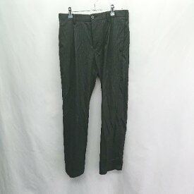 ◇ ⊂ carryman　キャリーマン ストライプ ストレートパンツ サイズS ブラック メンズ E 【中古】