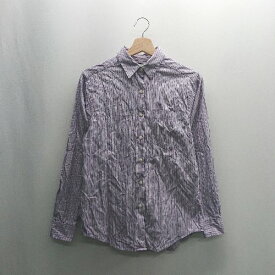 ◇ ⊇ L.L.Bean エルエルビーン ストライプ柄 長袖 シャツ サイズ6 パープル系 メンズ レディース E 【中古】