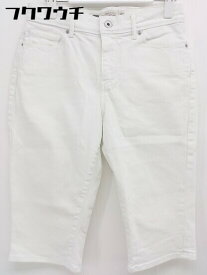 ◇ Levi's リーバイス ストレッチ　 クロップドパンツ ホワイト レディース 【中古】