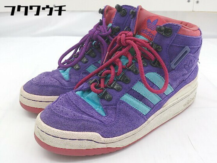 楽天市場 Adidas X Girl エックスガール コラボ V231 Frm Mid Xg Rs スニーカー シューズ サイズ25 5 パープル レディース 中古 フクワウチ