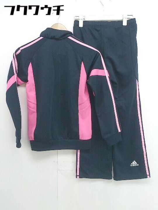 楽天市場 Adidas アディダス キッズ ラインストーン ジャージ セットアップ 上下 サイズ150 ネイビー ピンク レディース 中古 フクワウチ