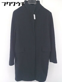 ■ UNTITLED アンタイトル ハイネック 長袖 コート サイズ9 ブラック レディース 【中古】