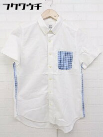 ◇ Design Tshirts Store graniph ボタンダウン BD 半袖 シャツ サイズSS ホワイト メンズ 【中古】