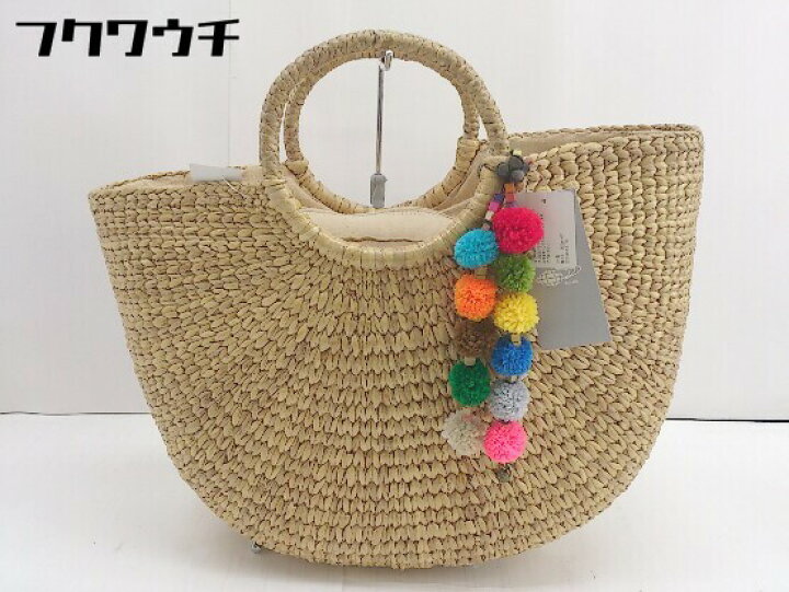 楽天市場 美品 Beams ビームス タグ付き ハンド カゴ バッグ ブラウン系 レディース 中古 フクワウチ