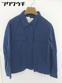 ◇ BAYFLOW ベイフロー 刺繍 長袖 シャツ ジャケット サイズ 3 ネイビー レディース 【中古】
