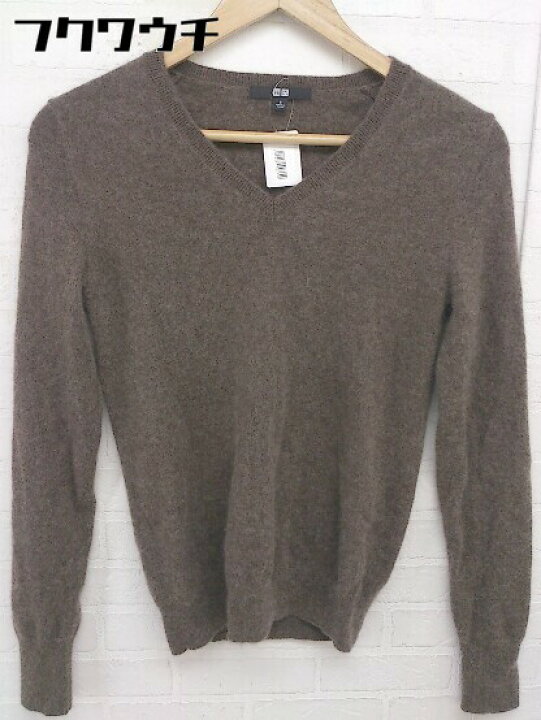 楽天市場 Uniqlo ユニクロ カシミヤ100 長袖 ニット カットソー サイズs ブラウン メンズ 中古 フクワウチ