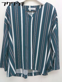 ◇ green label relaxing UNITED ARROWS 長袖 ブラウス カットソー ブルー系 レディース 【中古】