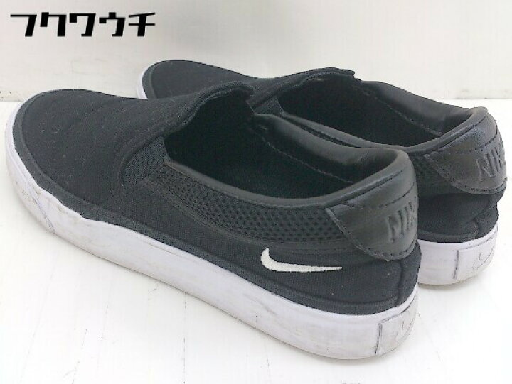 楽天市場 Nike ナイキ Cw6540 002 コート レガシー スリッポン スニーカー シューズ 22 5ｃｍ ブラック ホワイト レディース 中古 フクワウチ